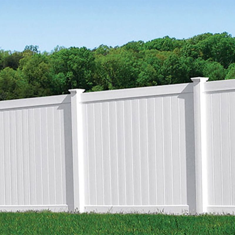 Fencing with panels FDR108001 Fence Depot residential / PVC