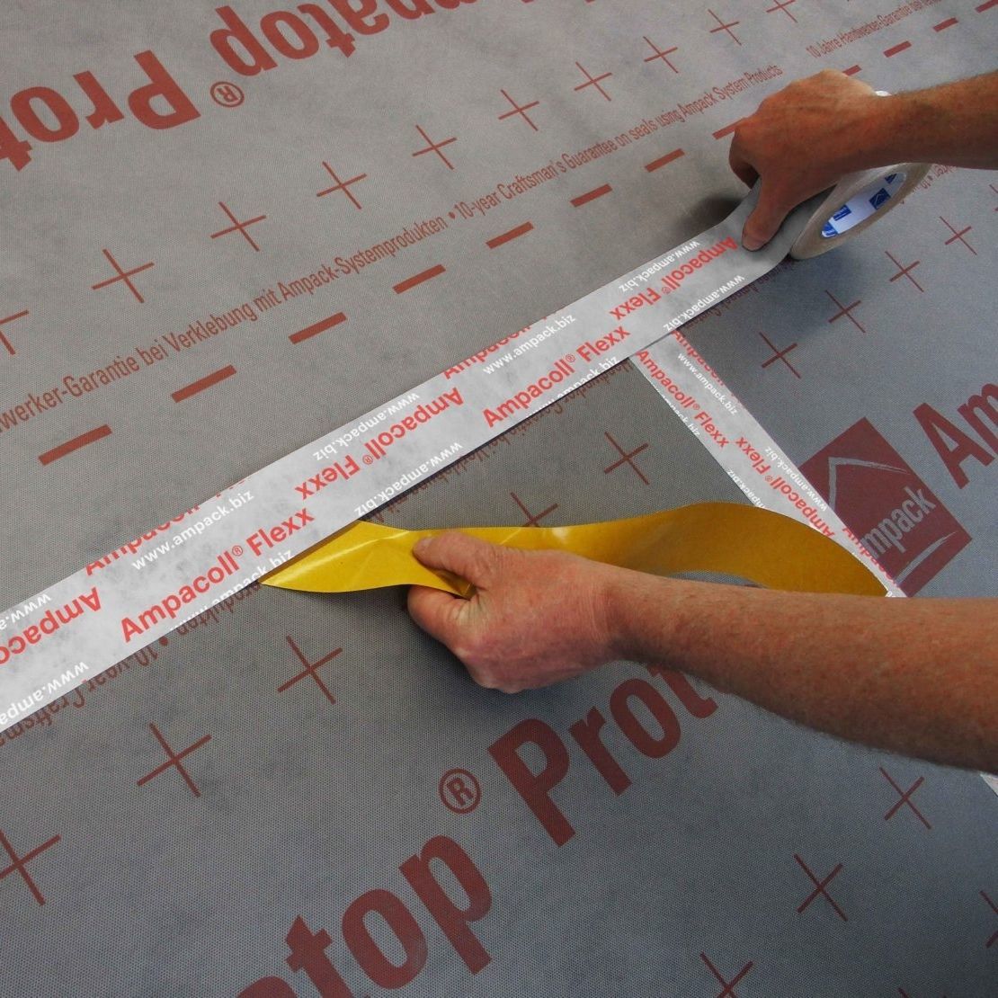 Airtight adhesive strip - Ampacoll Flexx Pro - Back to Earth (SW) Ltd ...