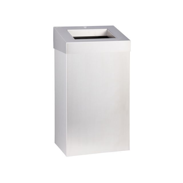 Public trash can - KSM108 - Merida. Sp. z o.o. - stainless steel / with ...