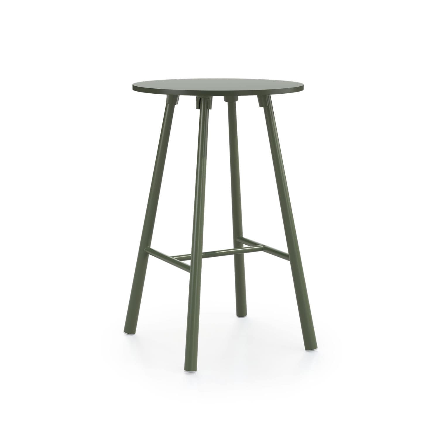 Contemporary high bar table - Turtle - Yaaz - aluminum / aluminum base ...