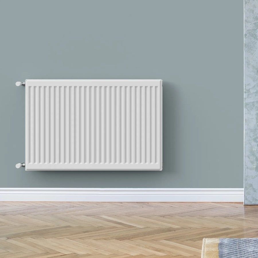 Hot water radiator - PLATELLA C4 - Radiators - contemporary / steel / gray
