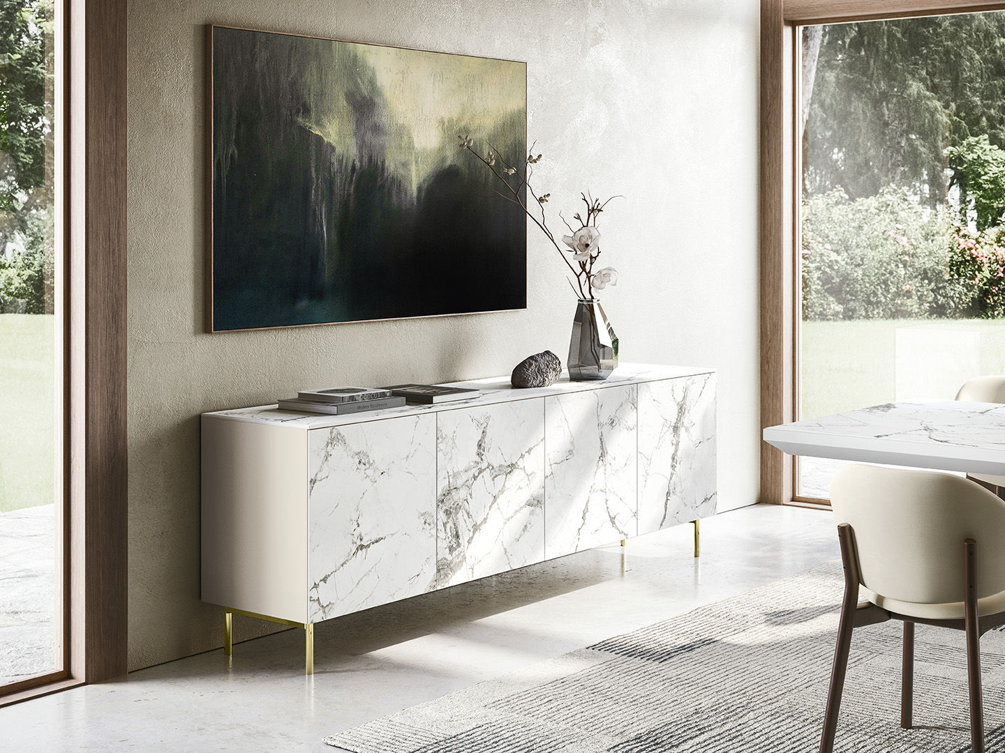 Calligaris OBJECTS ポルトガル製 Calligaris VORTEX / カリガリス ヴォルテックス セラミック天板