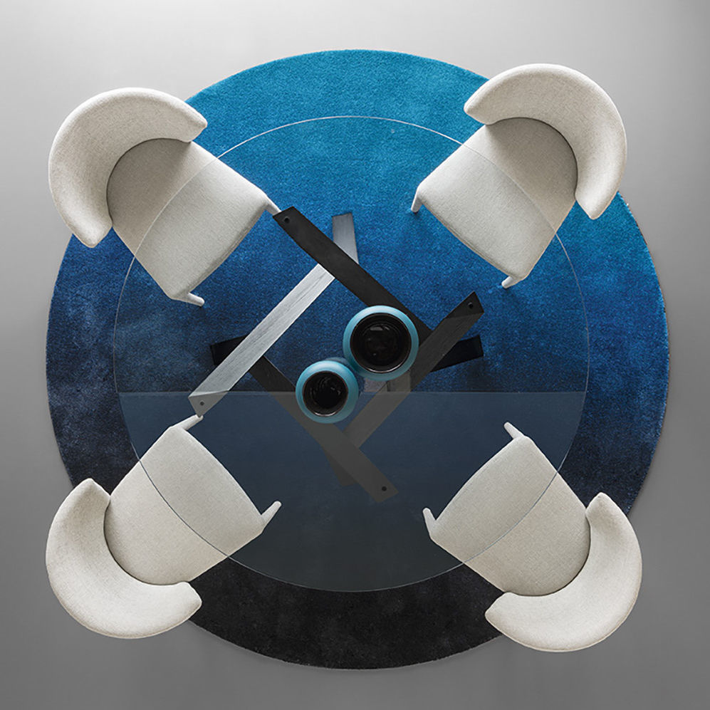 Contemporary rug SKY calligaris plain / polyamide / rectangular