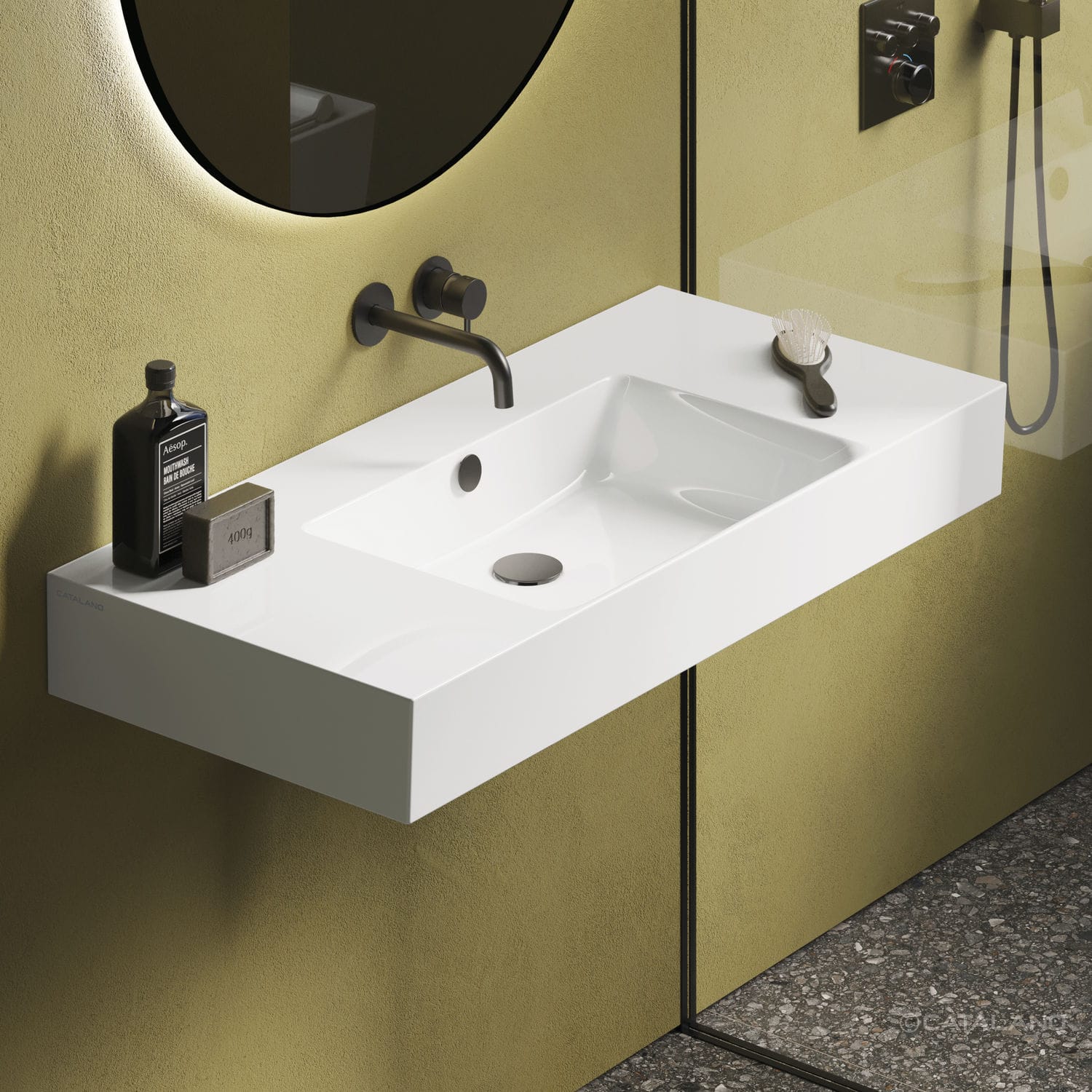 Wall-hung washbasins - Ceramica Catalano