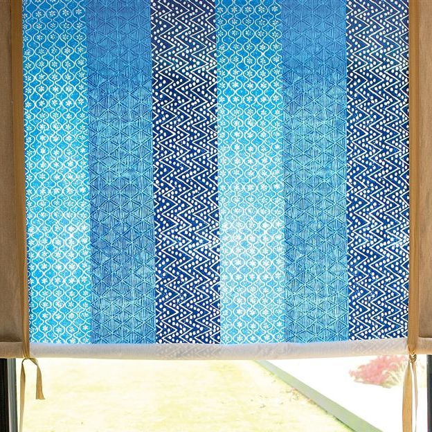 Roller blind fabric HAVANA DESIGNERS GUILD striped / floral