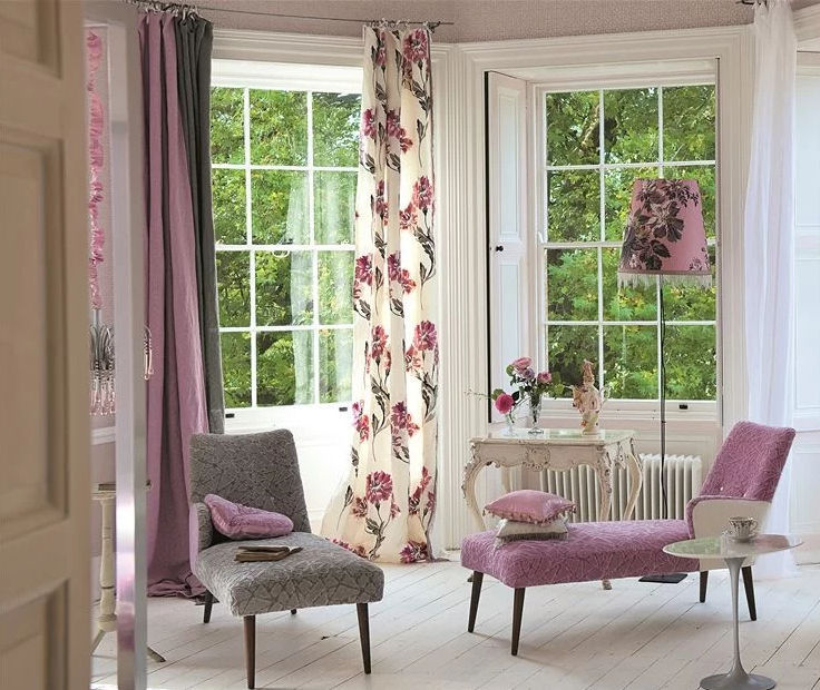 Upholstery Fabric For Curtains Patterned Plain Cassan