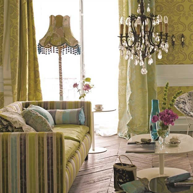 Upholstery fabric ROQUELAIRE DESIGNERS GUILD for curtain / for