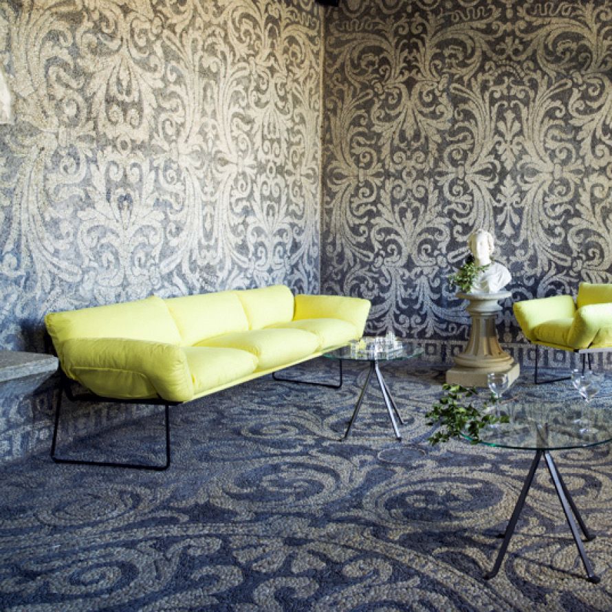 Polyester Polyurethane Sofa Baci Living Room