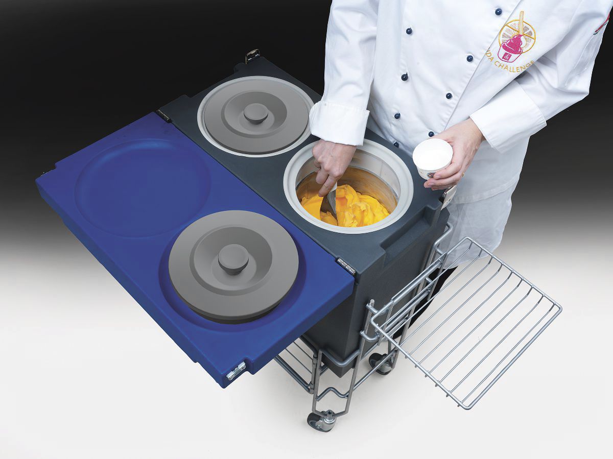 ice cream cooling box