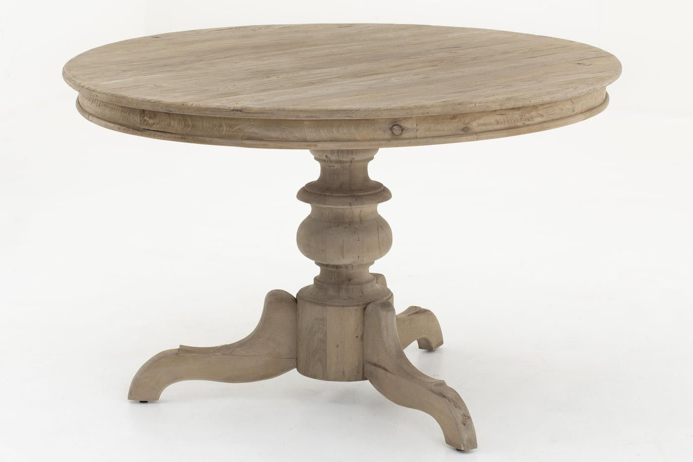 Traditional dining table - MILAN - FLAMANT - wooden / wooden base / round