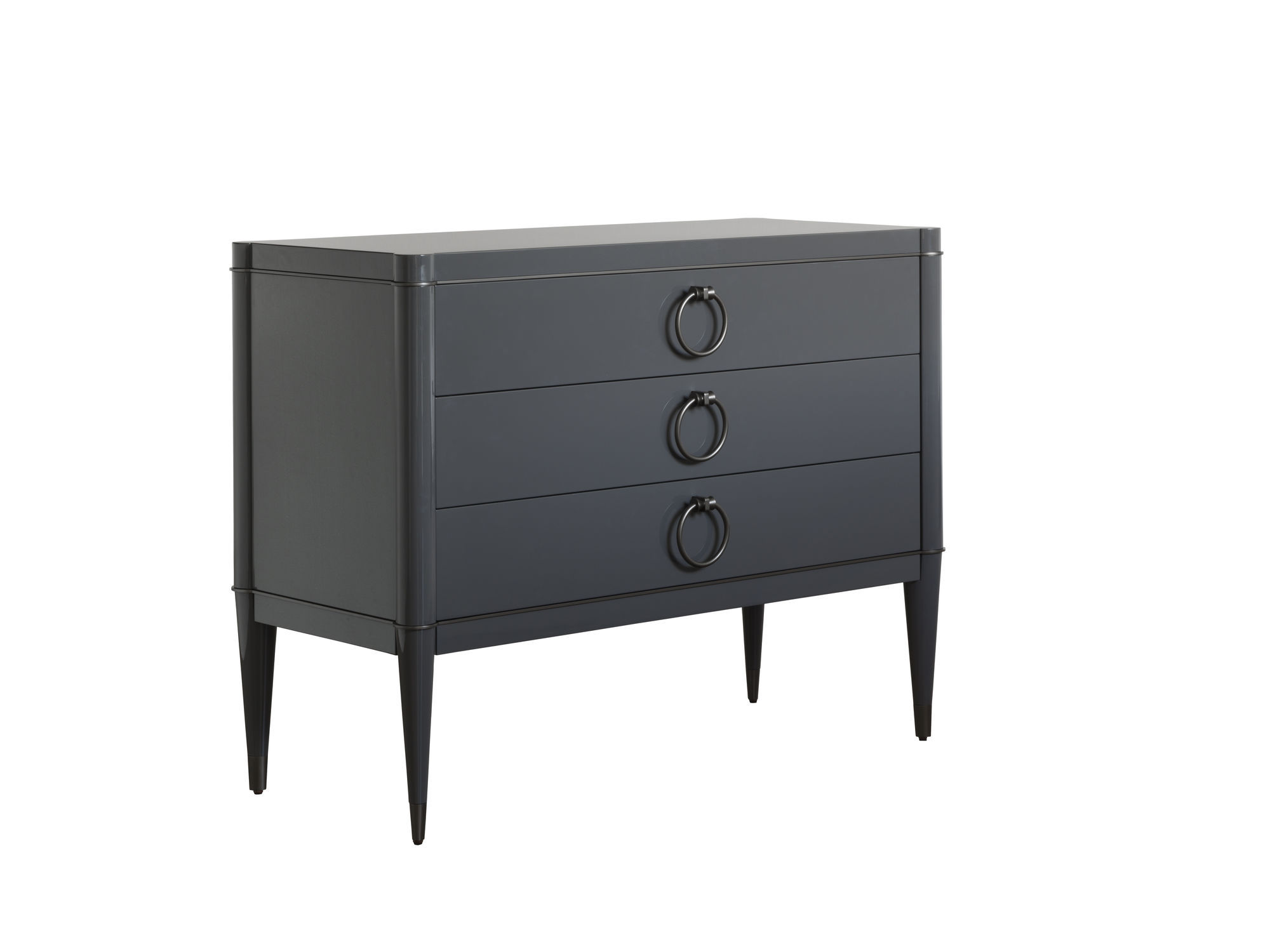Chest Of Drawers With Long Legs Traditional Lacquered Wood