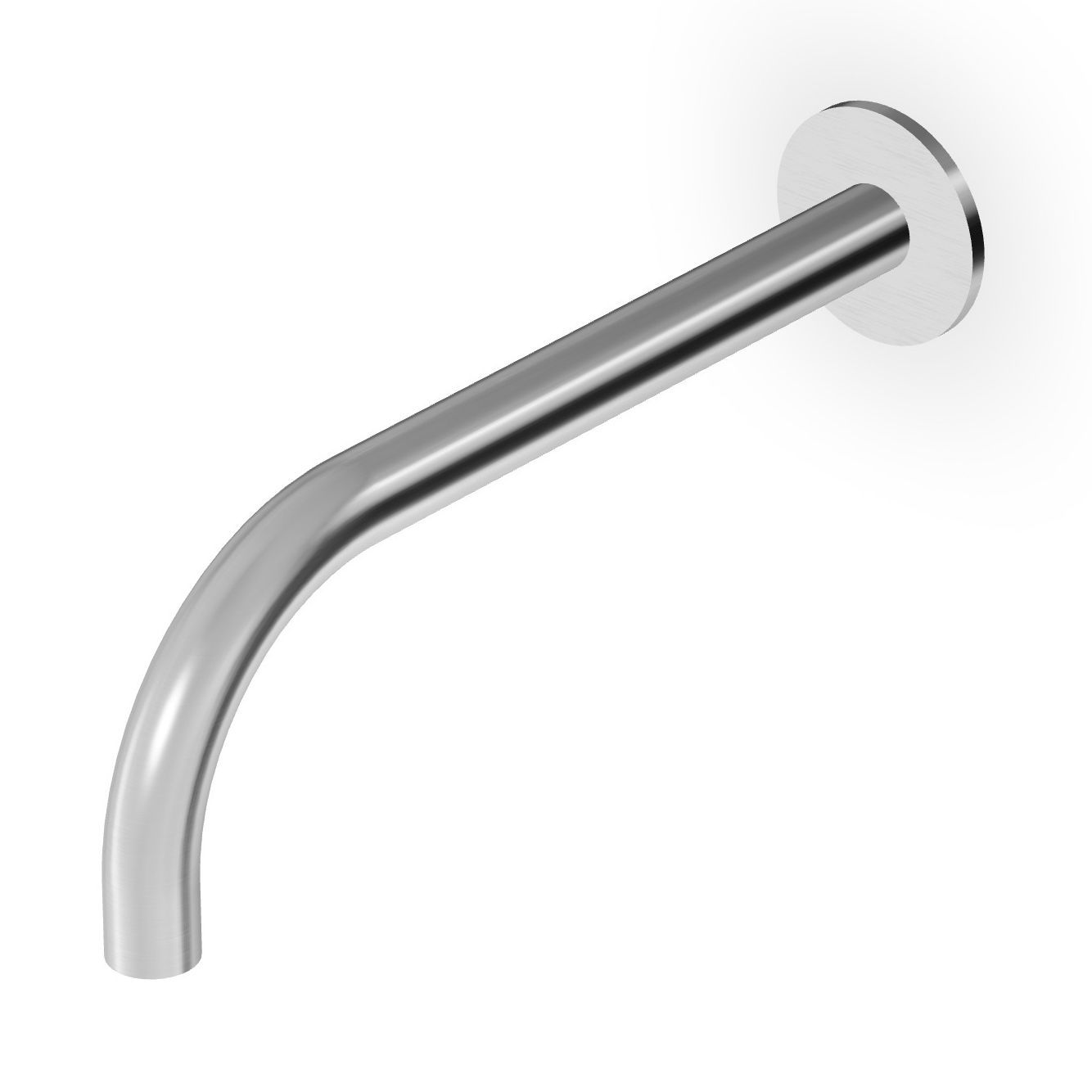 Stainless steel bathtub spout Z92245 series ZUCCHETTI wall