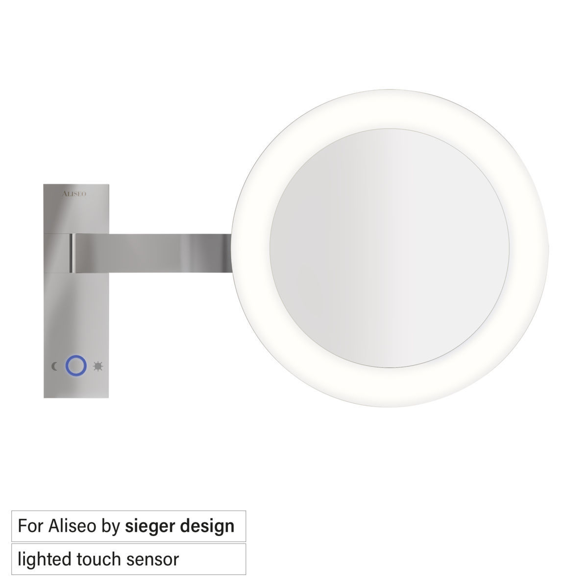 Wall-mounted bathroom mirror - MOON DANCE - Aliseo - contemporary