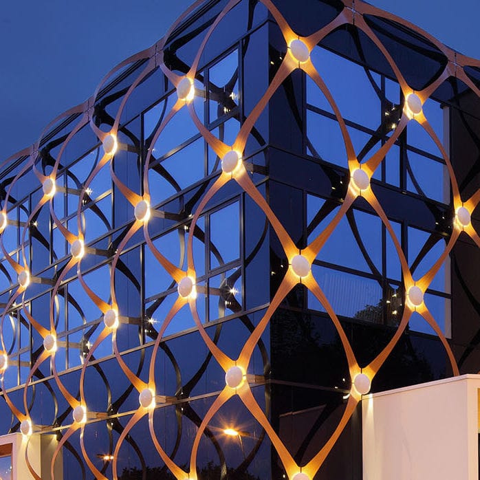 Laminated glass panel LACOBEL T AGC Glass Europe float / safety