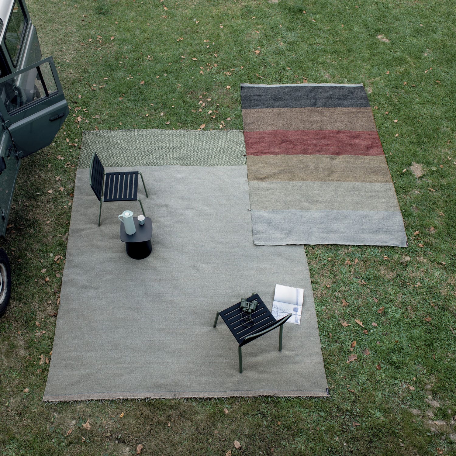 Mustache Rug Contemporary rug - MUSTACHE RE - Kristalia - patterned / polypropylene ...