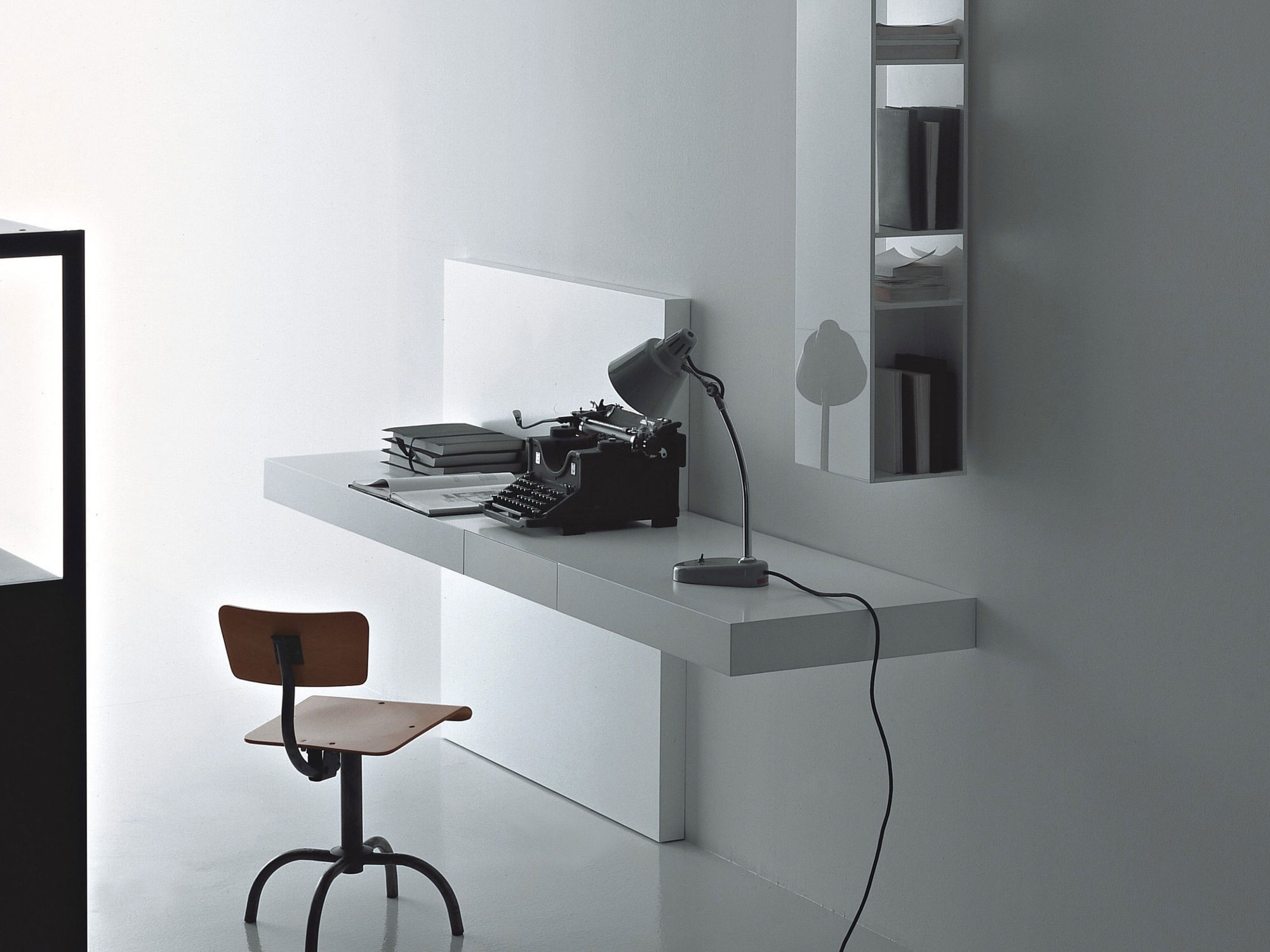 contemporary wall desk