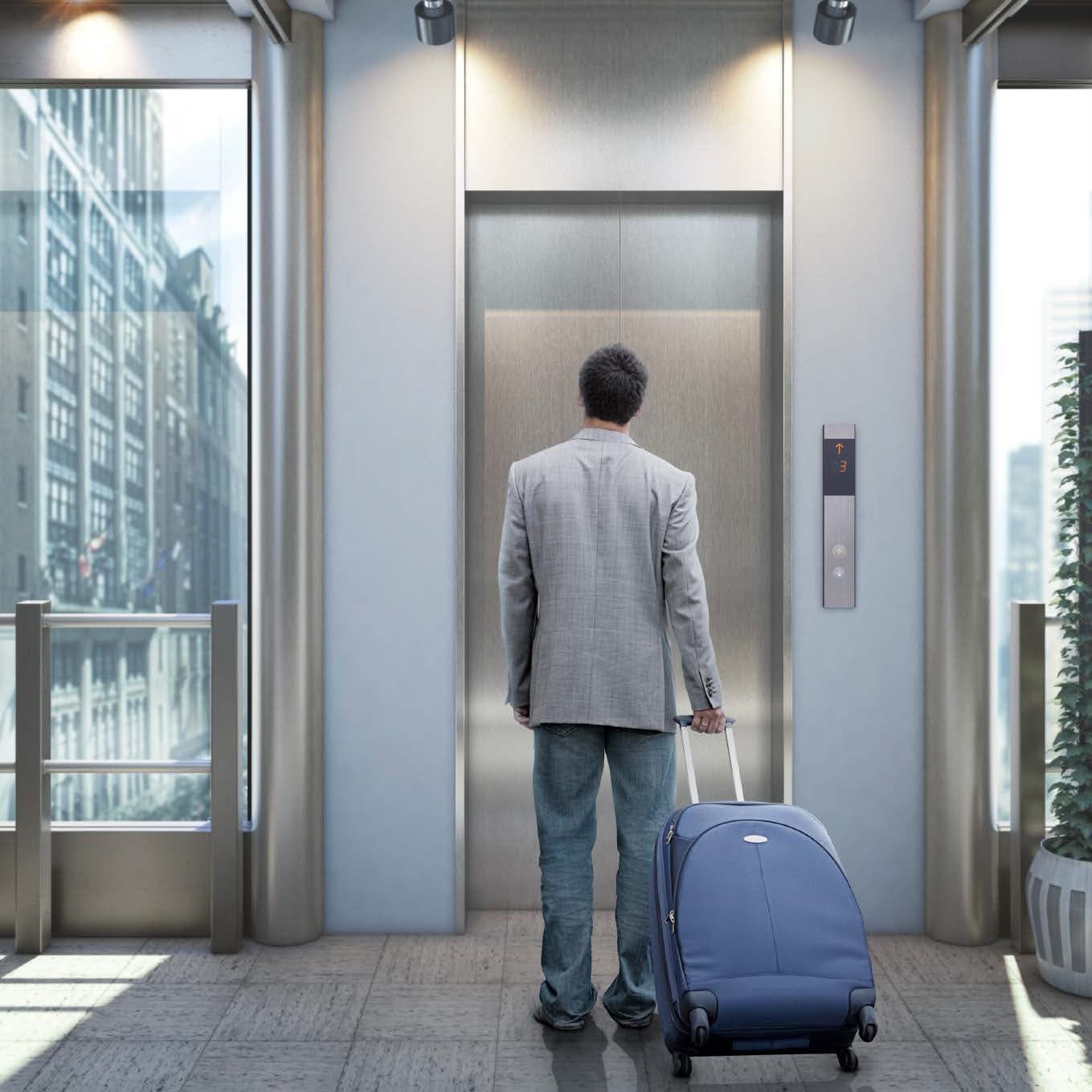 Electric elevator NEXIEZMR MITSUBISHI Electric