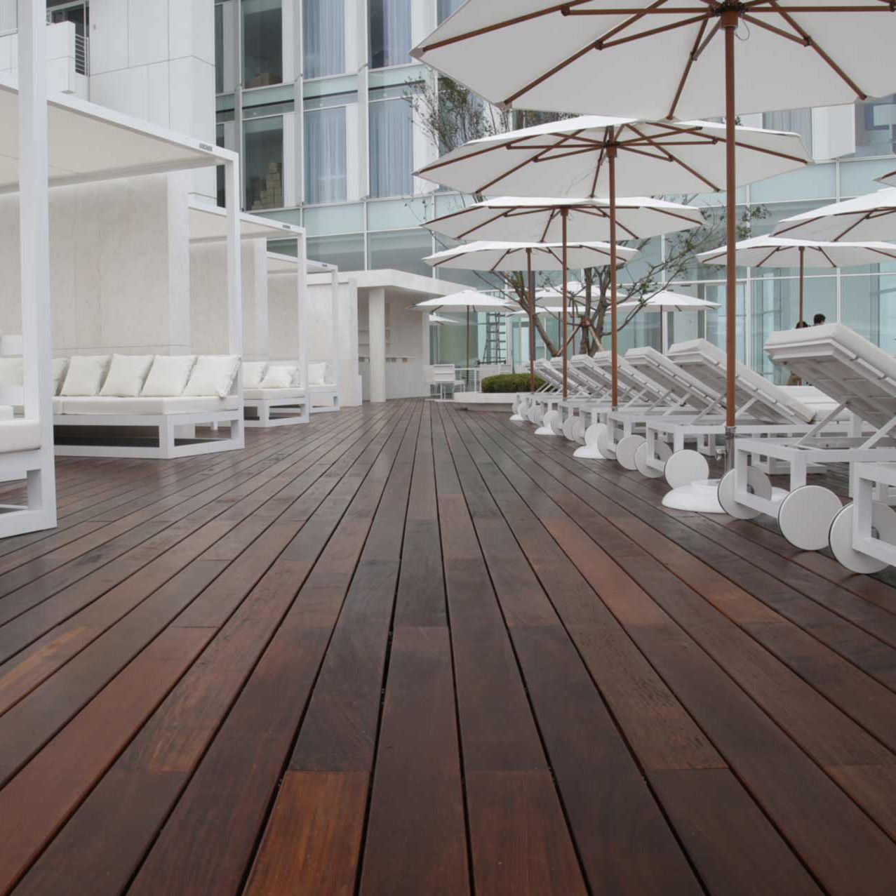 Ipe deck board - Listone Giordano - wood look