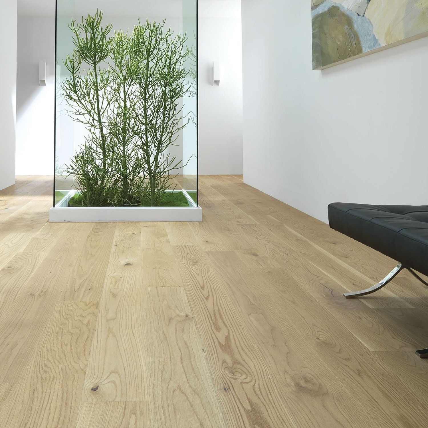 Engineered Parquet Floor Glued Oak Varnished Advance 1l