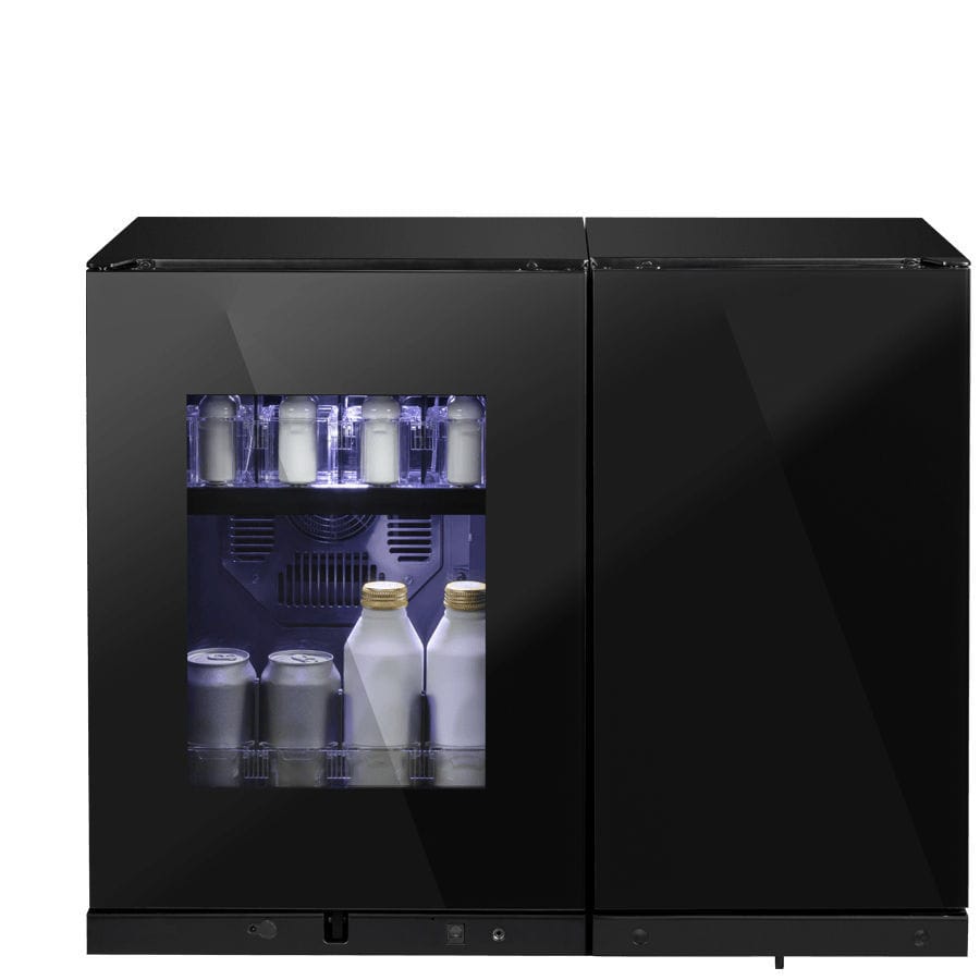 Compact minibar - SC-DualBar - Minibar Systems - glazed / double door ...