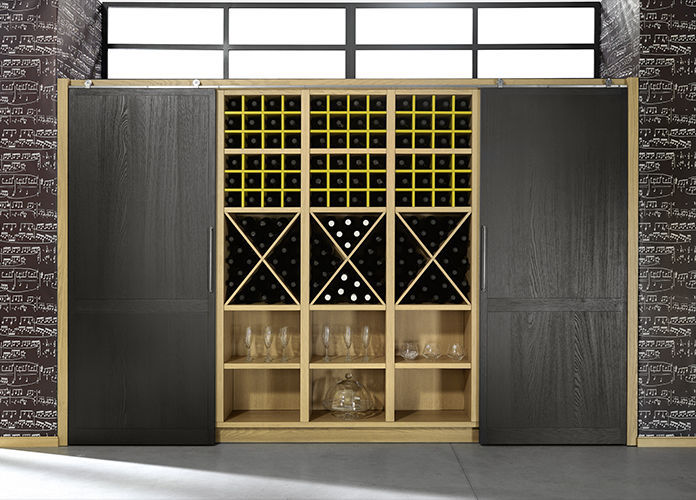 Built-in wine cabinet - INDUSTRIAL CHIC - L'OTTOCENTO - wooden