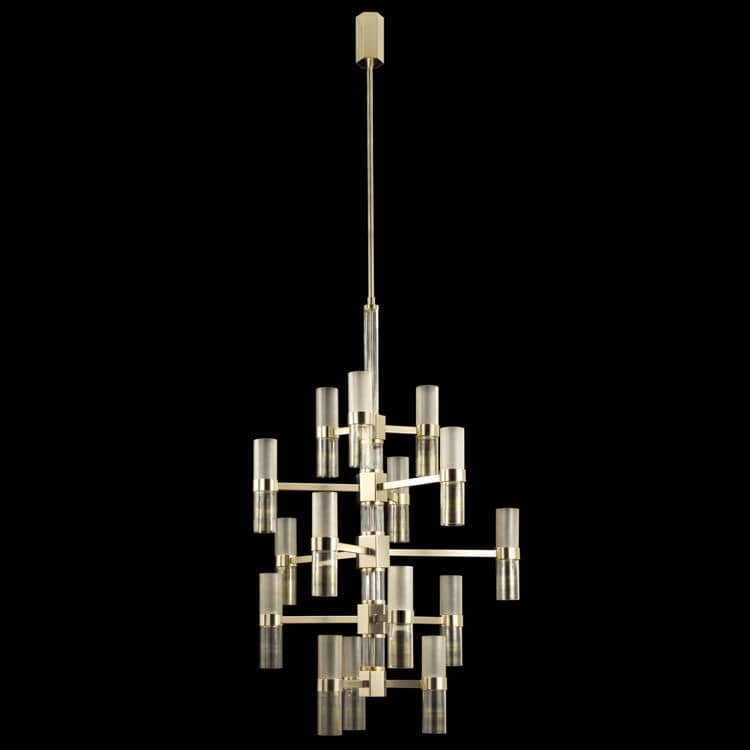 Contemporary chandelier - HEXIGO - MULTIFORME - blown glass / Murano ...