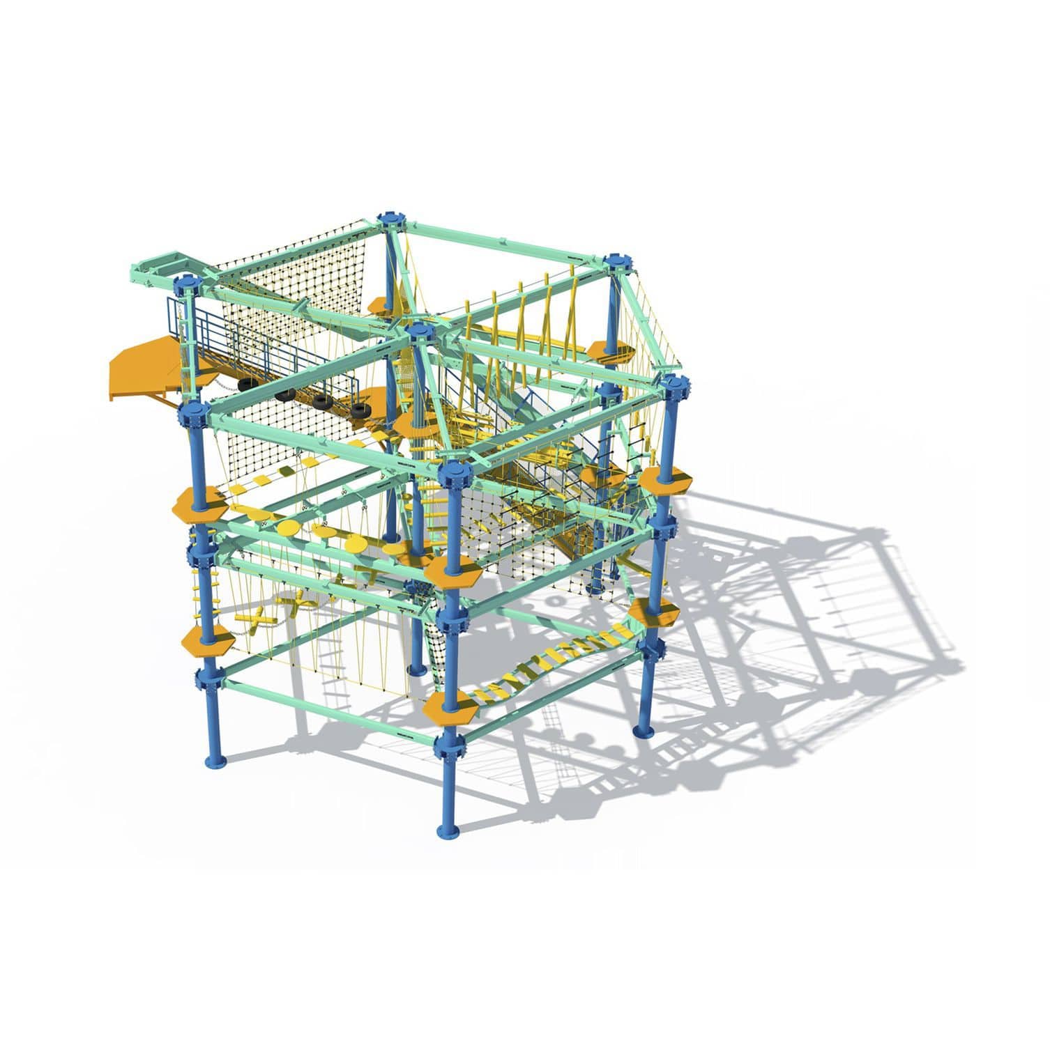 Fitness obstacle course - HEX - Walltopia - for playground / slalom ...