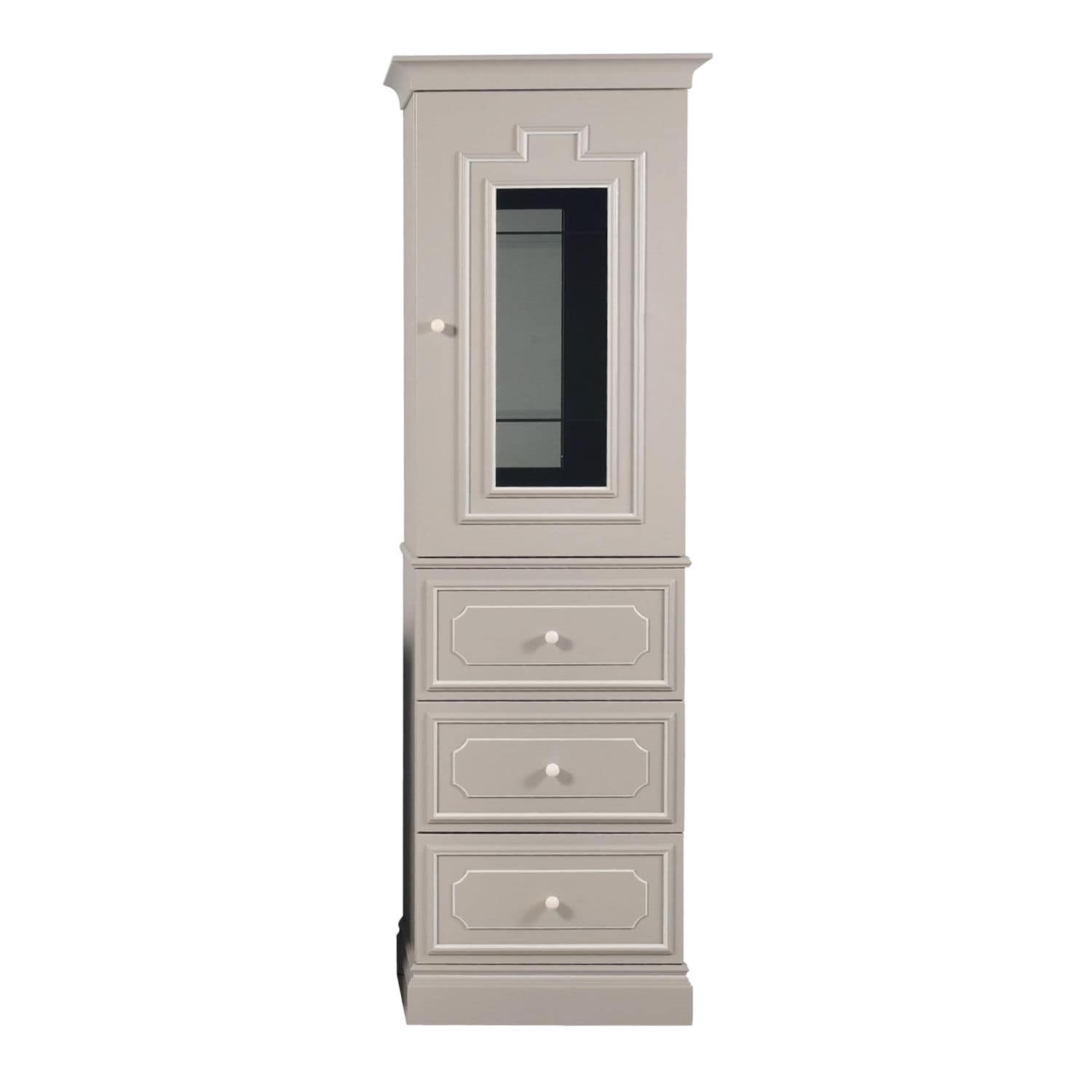 Bathroom Column Cabinet Traditional Byron Etagere Gentry Home