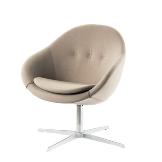 Contemporary visitor chair - VARIER® KOKON CLUB - VARIER - fabric ...