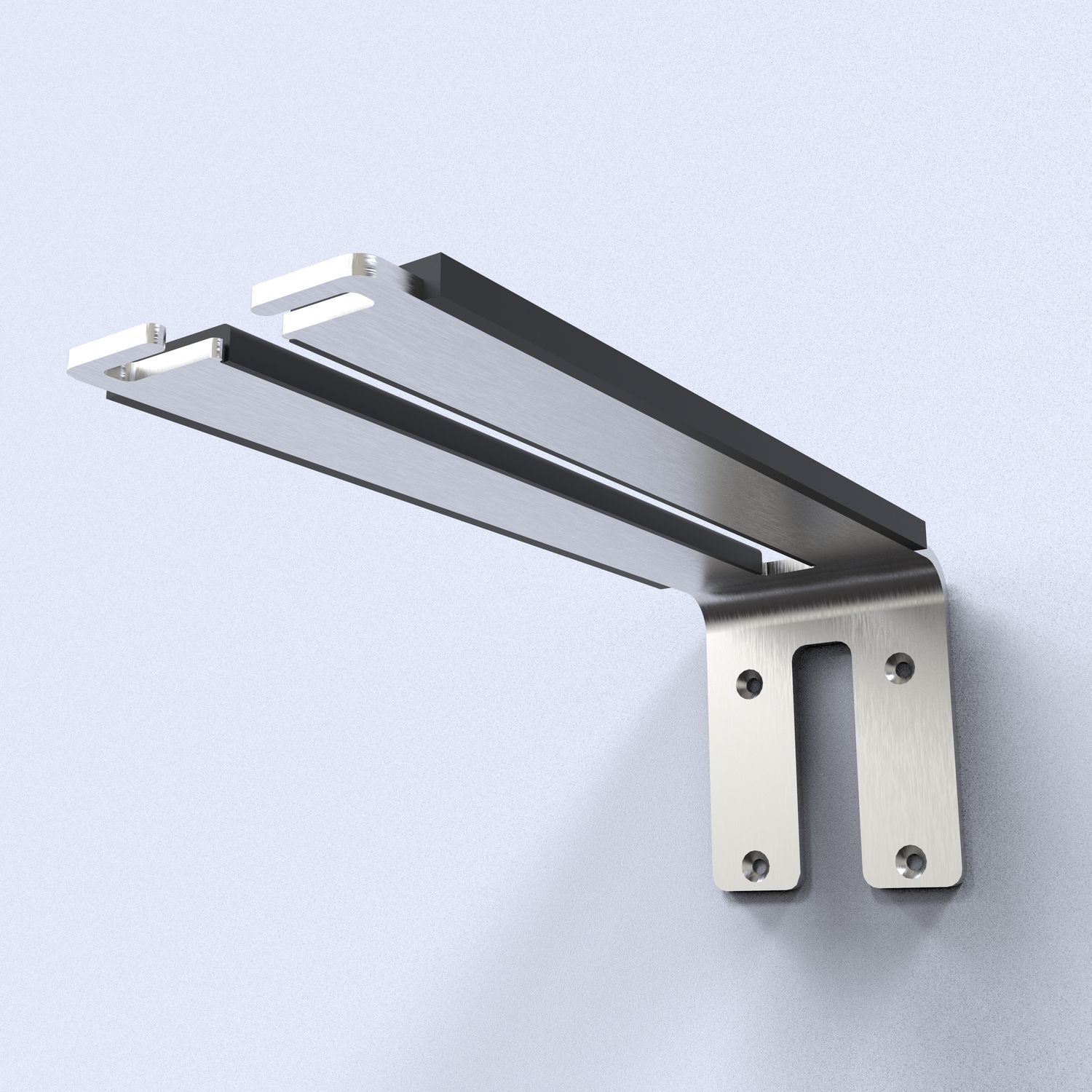 Wall Mount Ski Rack Downhill 2 P Insilvis