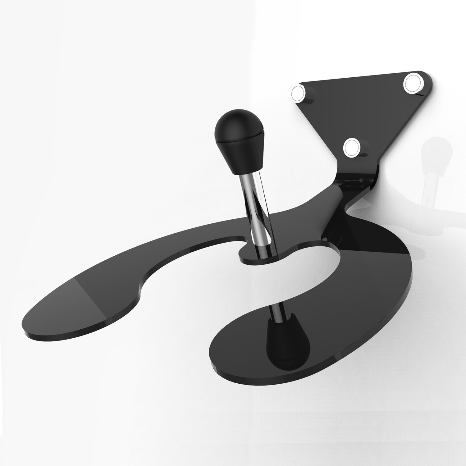 Wall helmet holder BIKER'S 2 INSILVIS