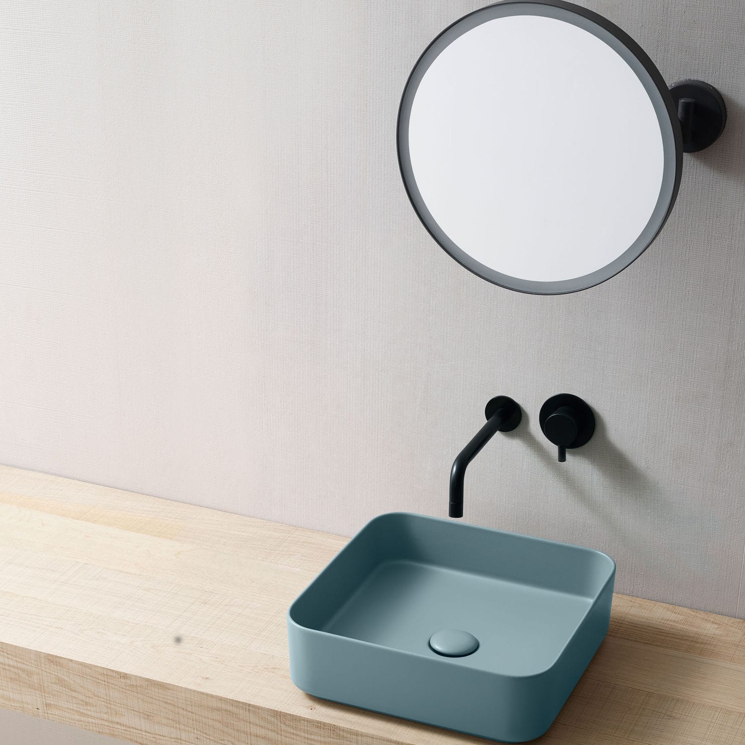 Countertop Washbasin - Shui Comfort - Polvere - Ceramica Cielo 