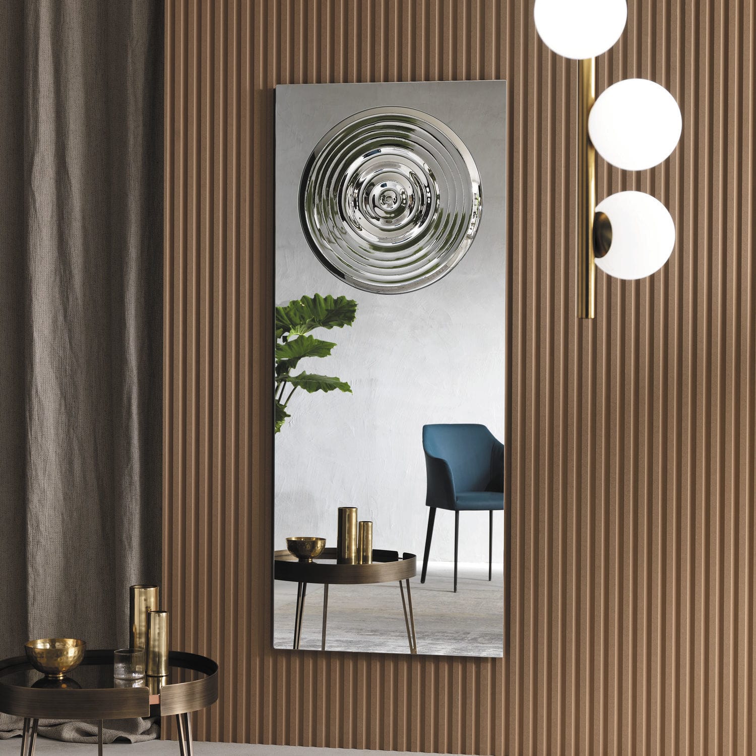 Wall-mounted mirror - DROP - Riflessi - contemporary / rectangular / square