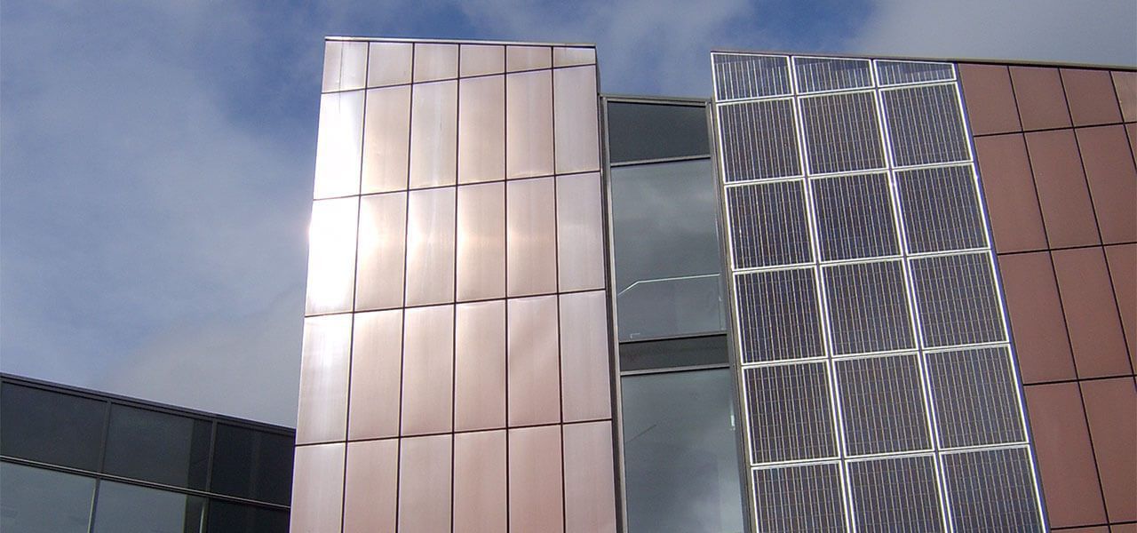 Aluminum ventilated facade - CGL RAINSCREEN SYSTEM - CGL - zinc ...
