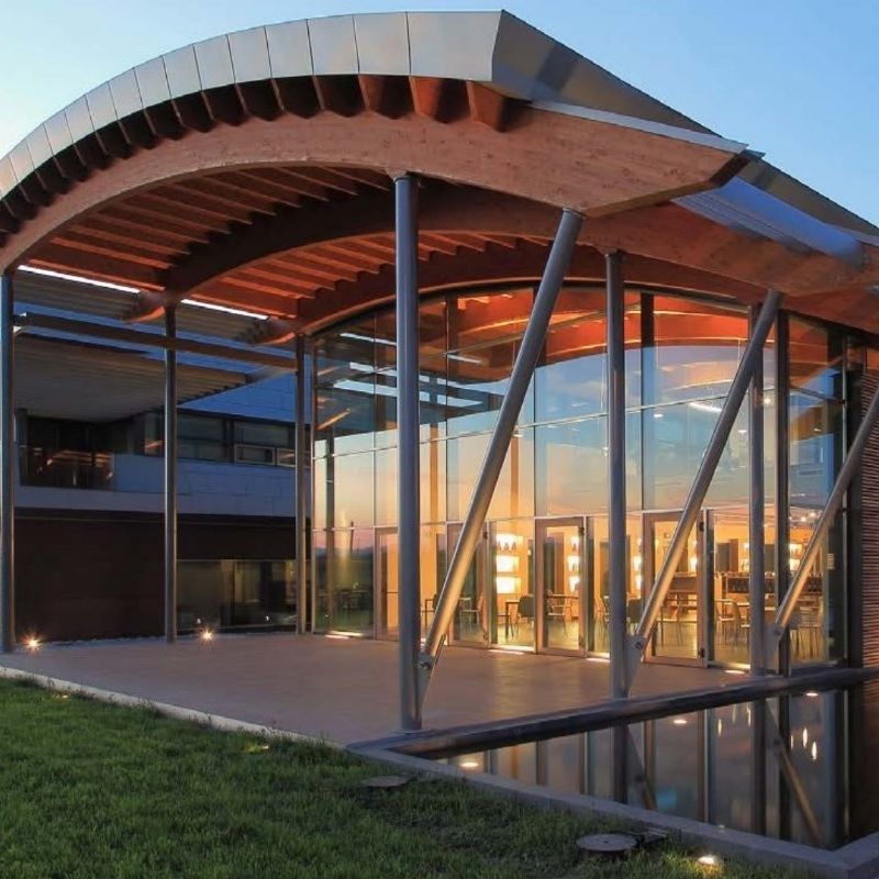 Panel curtain wall - POLIEDRA SKY 60 CW - METRA Building - aluminum and ...