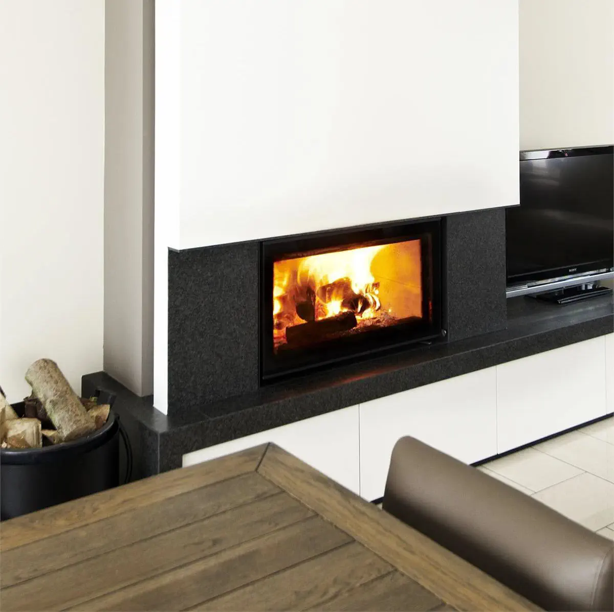 Wood-burning fireplace insert - VENUS 700 GREEN PLUS - M-Design