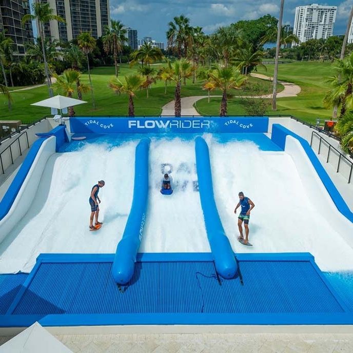 Waterparx Rooder Water park flowrider - TRIPLE® - WhiteWater