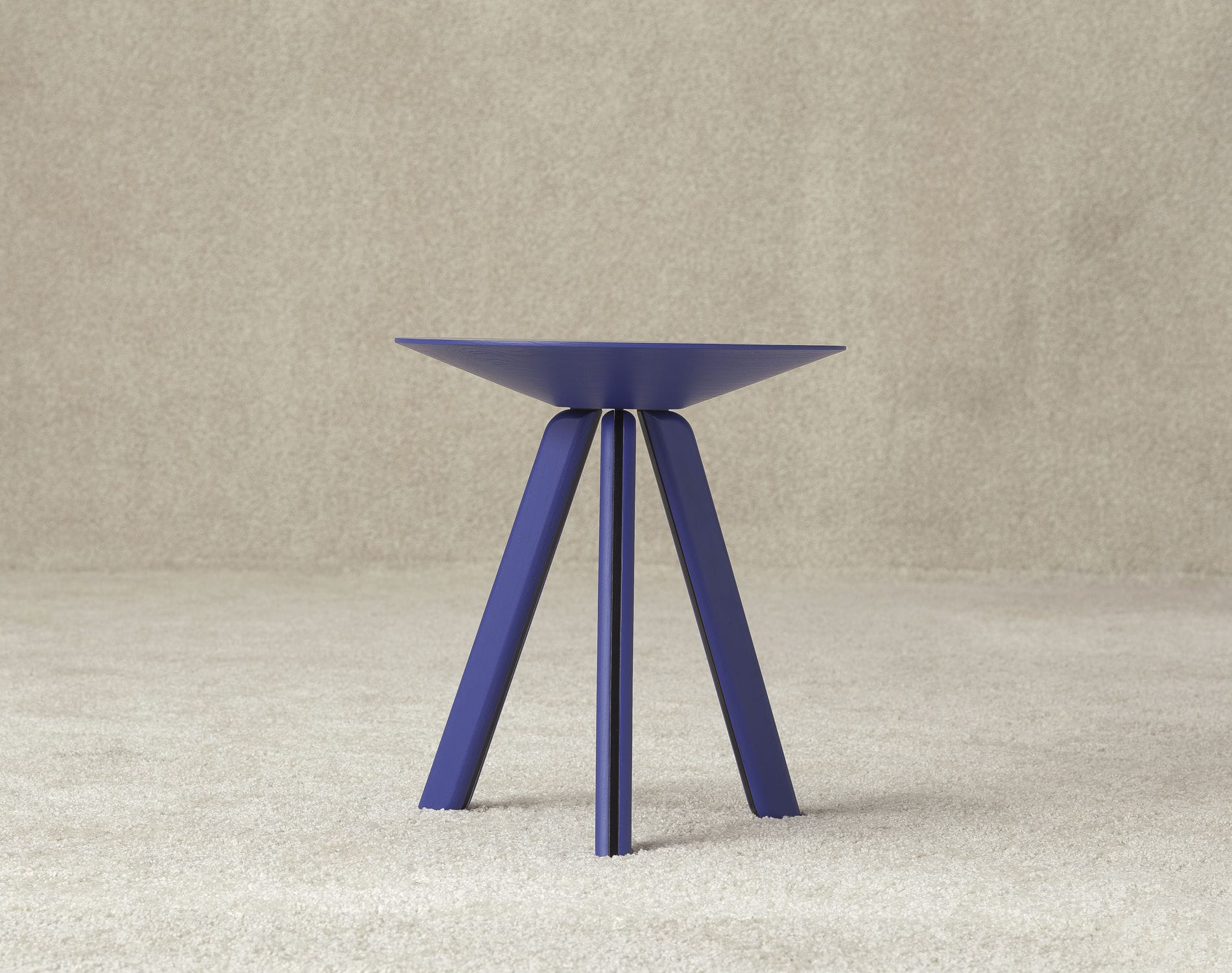 Contemporary Side Table Wooden Round Tortuga By Nadadora Contemporary Side Table Wooden Round