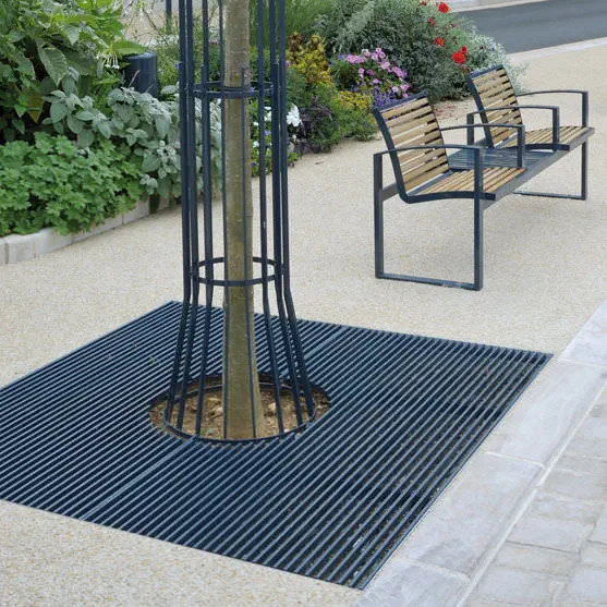 Square tree grate - BOSTON - AREA - steel
