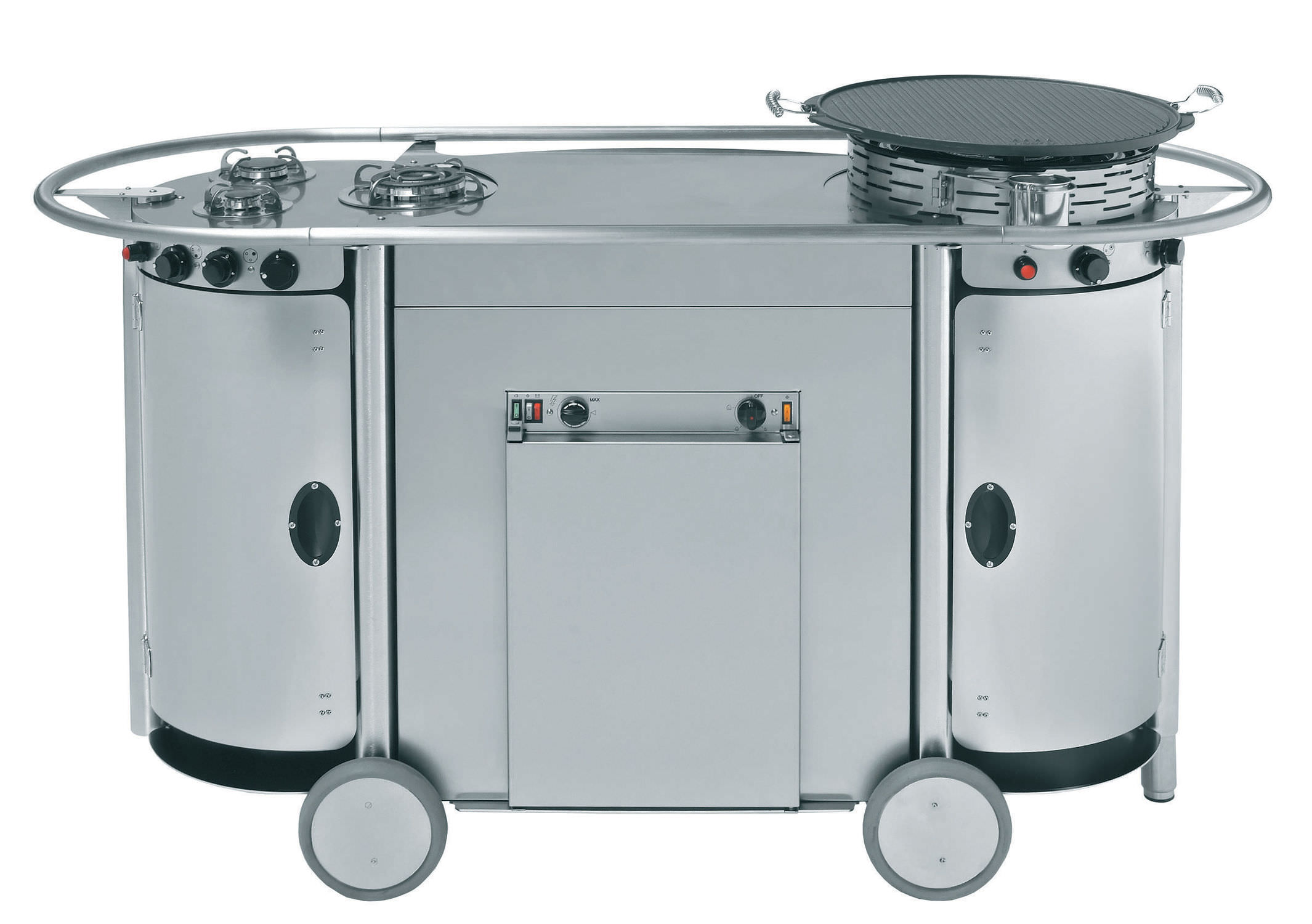 Inox kitchen BONGOS TUS BG 002 LUX Emme Group mobile / outdoor