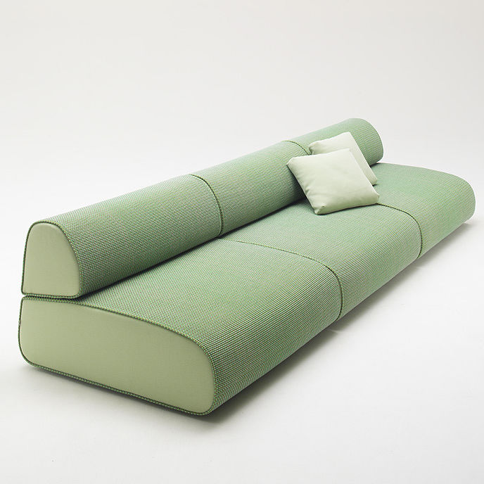 Garden sofa OLA PAOLA LENTI fabric / 3seater / 7seater and up