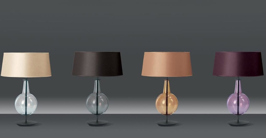 Table Lamp New Classic Penta Metal N Glass Fabric Table Lamp New Classic Penta, Modern Classic Table Lamps