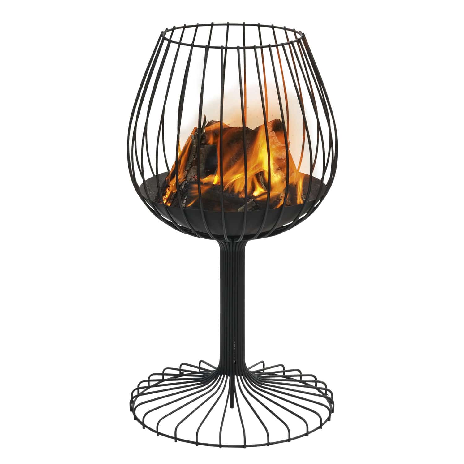 Wood Burning Fire Pit Metal Contemporary Brandy By Lieven