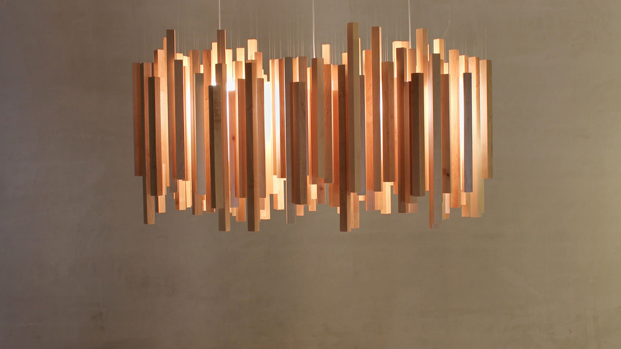 contemporary wooden pendant lights