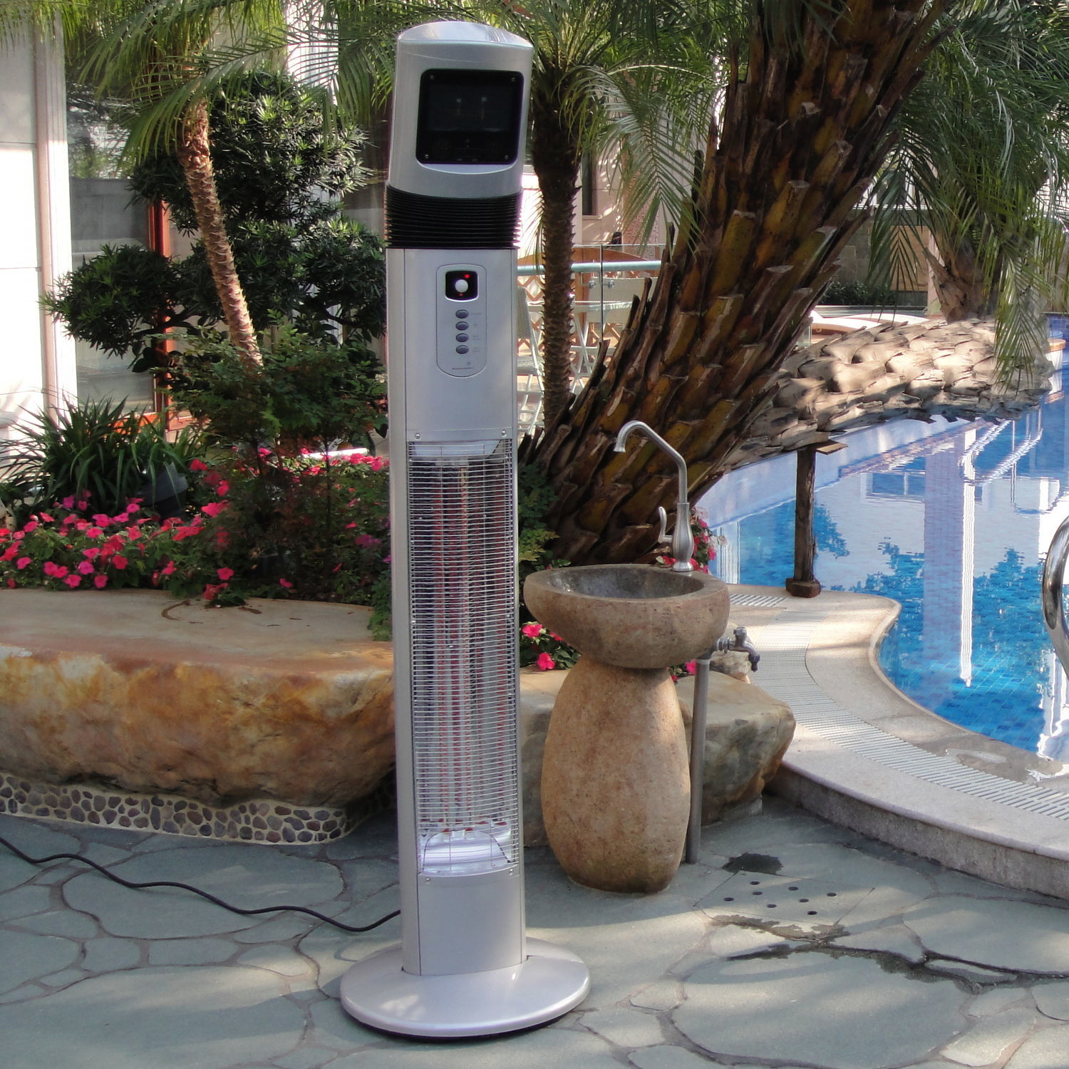 Floor infrared patio heater Athena ALPINA Grills electric / home