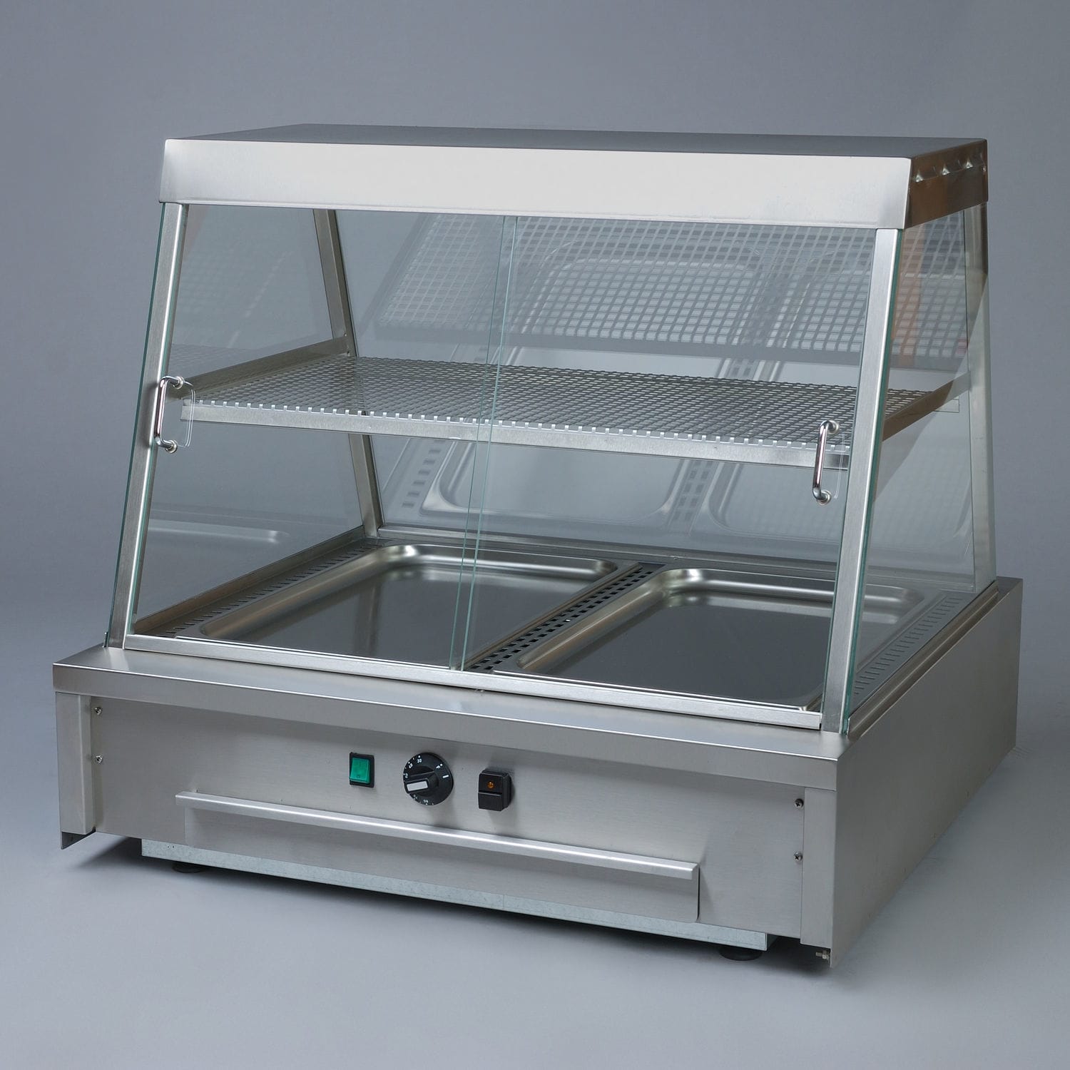 Countertop warmer display case WG 3010 ALPINA Grills viewable