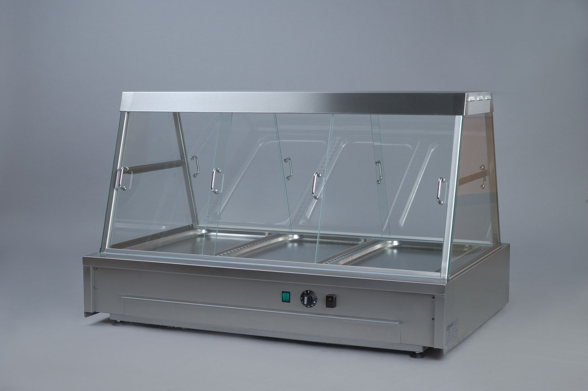 Countertop warmer display case WG 3011 ALPINA Grills viewable