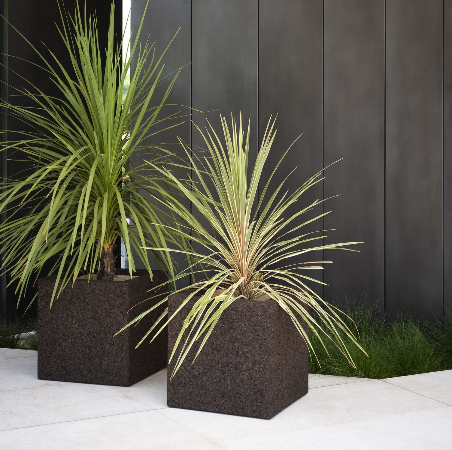 Cork plant pot - CORTICA 003 - RODA - free-standing / rectangular / home