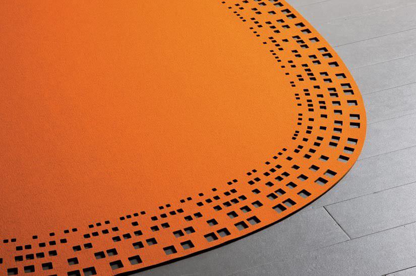 Contemporary rug SALIM Ruckstuhl AG patterned / wool / rectangular