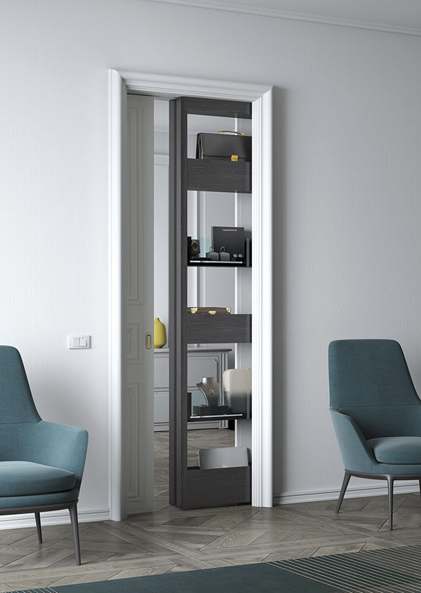 Modular shelf - TWIN: BIGFOOT® + SLIDING DOOR - Protekdesign - modern ...